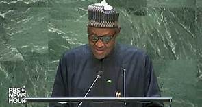 WATCH: Nigeria President Muhammadu Buhari's full speech to the UN General Assembly