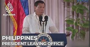 Philippines marks Duterte's final day as president