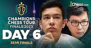 Champions Chess Tour Finals 2023 Semis Day 2 | Can Fabiano & Wesley Comeback vs. Magnus & Nodirbek?