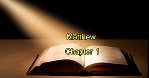 The Gospel Of Matthew ( KJV) Read By Alexander Scourby
