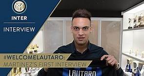 LAUTARO MARTINEZ | First Inter TV Interview | #WelcomeLautaro 🎙️⚫️🔵