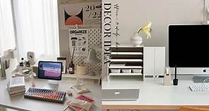 辦公桌&書桌佈置靈感！簡約純色系、韓系奶油風這樣裝飾，加碼好口碑IKEA收納好物推薦