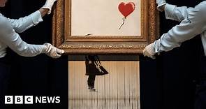 Banksy: How Love is in the Bin's shredding did not go to plan