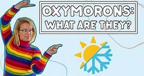 Oxymoron Examples For Kids // English Language Features