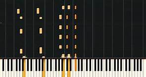 Maroon 5 - Makes me wonder - Synthesia Piano Tutorial