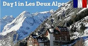 Walk around Les Deux Alpes: Ski paradise in Alps