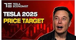 TSLA STOCK 2025 VALUATION! What Stock Price will Tesla Hit in 2025?