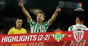 Resumen de Real Betis vs Athletic Club (2-2)