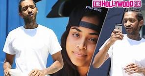 Nipsey Hussle Loses His Cool With Paparazzi After Being Spotted Shopping With Lauren London 7.28.15