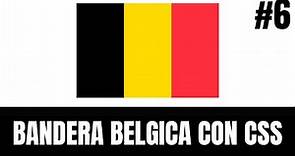 ✅ Bandera Belgica con CSS | Aprende a dibujar con CSS #6