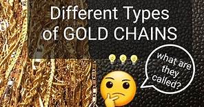 Different Types of GOLD CHAINS / Gold Jewelry Collection