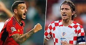 Por el título de Liga de las Naciones: las alineaciones de Croacia vs. España