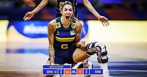 Thaisa Menezes Played the Match of Her Career Against Serbia !!! Women's VNL 2023