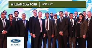 William Clay Ford Jr. | India Visit