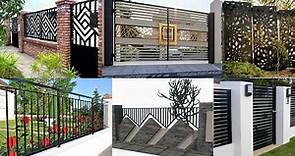 modern metal fence design ideas 2