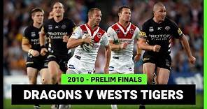 St George Illawarra Dragons v Wests Tigers | 2010 NRL Prelim Finals | Full Match Replay