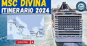 MSC DIVINA Itinerario 2024 Mediterraneo Orientale con Mykonos e Santorini