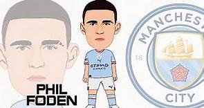 How to draw Phil Foden - Football Toon‘s