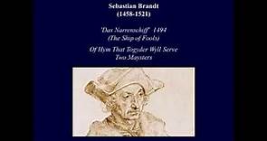Sebastian Brandt 1457-1521