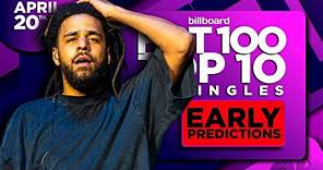 EARLY PREDICTIONS | Billboard Hot 100, Top 10 Singles | April 20th, 2024