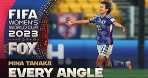 Japan's Mina Tanaka BENDS a goal vs. Spain | Every Angle 🎥