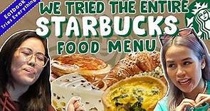 We Ranked The Entire Starbucks Food Menu! | Eatbook Tries Everything | EP 18