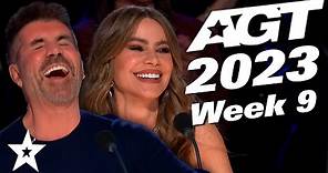 America's Got Talent 2023 All AUDITIONS | Week 9