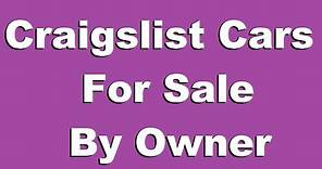 Craigslist Cars For Sale