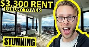THIS $3,300 Luxury Apartment Towers Over Upper Manhattan NYC!