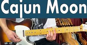J J Cale Cajun Moon Guitar Lesson + Tutorial + TABS