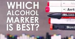WHICH ALCOHOL MARKER IS BEST?! - Testing 10 Brands of Markers