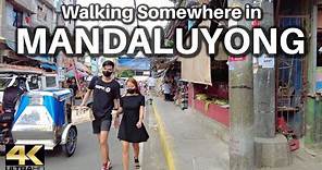 Short Walk in MANDALUYONG CITY Philippines Tour [4K]