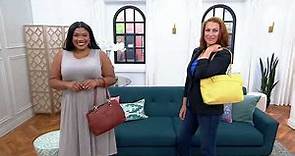 American Leather Co. Taylor Triple Entry Satchel on QVC