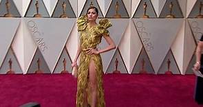 Blanca Blanco revealing a little too much at the 2017 Oscars