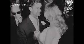 ITALY: FILM STARS ANITA EKBERG AND ANTHONY STEEL MARRY IN FLORENCE (1956)