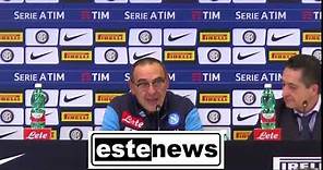 Sarri ad una giornalista: "Non ti mando a fare in c... perchè sei donna e sei carina"