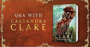Chain of Gold - Q&A with Cassandra Clare