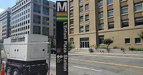 L'Enfant Plaza Metro Station - Washington DC Metro Green/Yellow/Blue/Orange/Silver lines