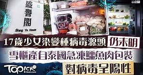 【變種病毒】天盛苑三母女家中雪櫃食物包裝帶新冠病毒　涉來自泰國的急凍鱷魚肉 - 香港經濟日報 - TOPick - 新聞 - 社會