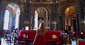 The most beautiful cafe in the world ➡️ The Kunsthistorisches Museum Cafe in Vienna, Austria #vienna #beautifulcafe #kunsthistorischesmuseum #wien #viennaaustria #austriatravel #viennatravel #bucketlisttravel #mostbeautifulplace