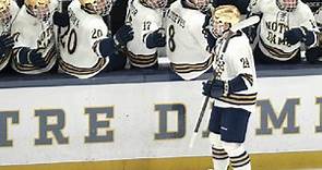 Notre Dame hockey star Spencer Stastney has a lot of drive