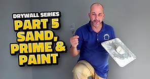 DIY Drywall Part 5 | How To Sand And Prime For Perfect Walls