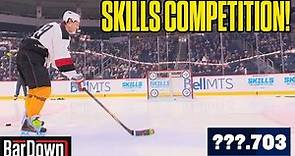 JESSE COMPETES AGAINST NHL PLAYERS IN SKILLS COMPETITION