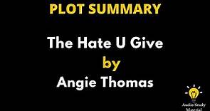 Plot Summary Of The Hate U Give By Angie Thomas. - A Summary Of "The Hate You Give By Angie Thomas