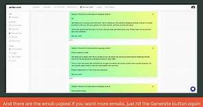 Free Email Generator - Use AI to generate emails in seconds!