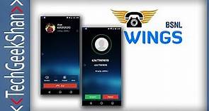 BSNL Wings Mobile App Activation and Calling | First look