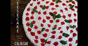 Cheesecake alle ciliegie | senza cottura, facile e veloce | LIVE