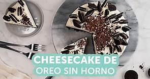 Cheesecake de oreo sin horno | Kiwilimón