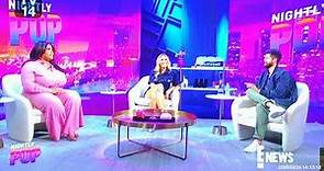 Nikki Glaser Legs in a Denim Mini Dress on E- Channel Nightly Pop!