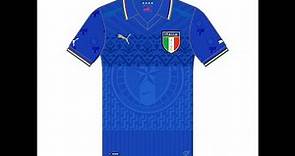 Italy National Football Team Kit History, from 1910 to present